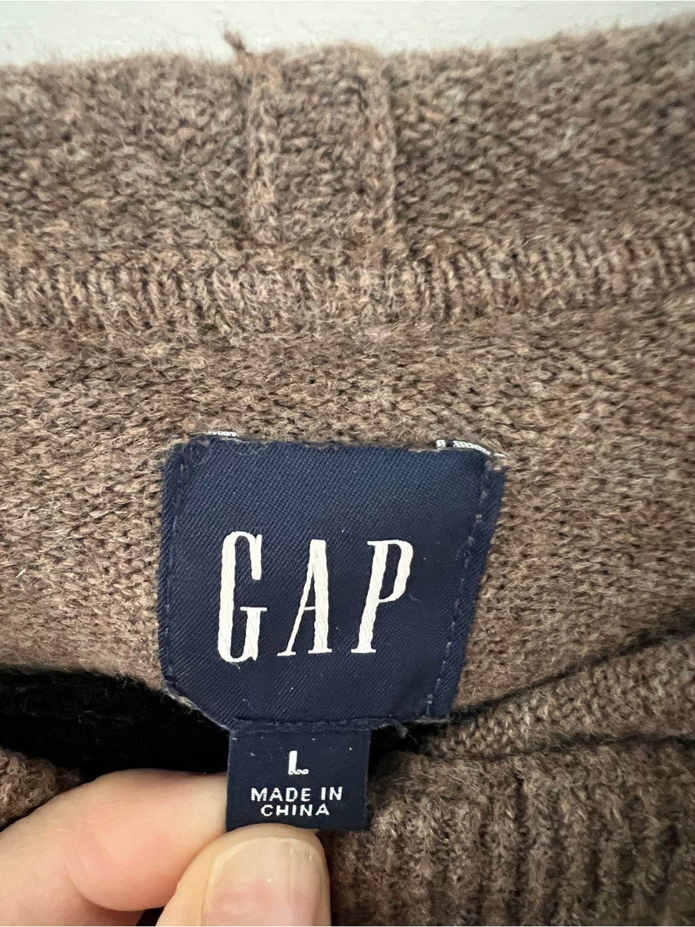 GAP Women's Brown Hoodie Sweater - SUPER SOFT - Picture 2 of 3